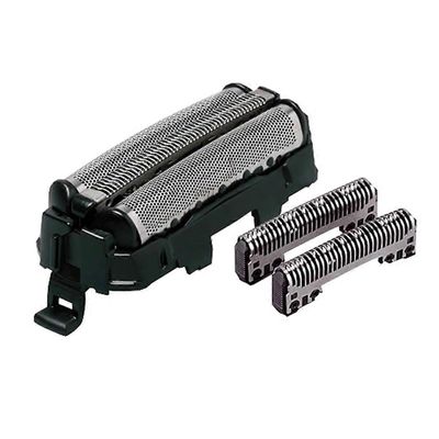 Vaihtoparranajokoneen ulko- ja sisäterä Panasonic ES9510 -laitteeseen Musta