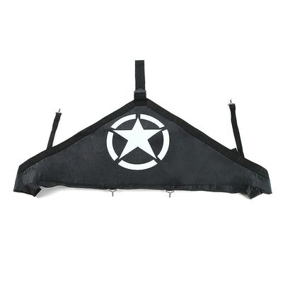 Motor Hood Bra Cover Protect for Wrangler JK 2007-17 Tilbehør Pentagram svart