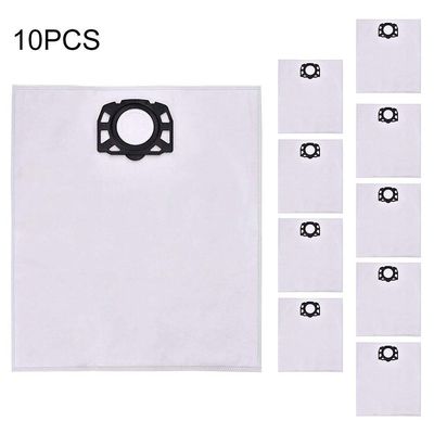 10x Fleece Filter Tasker Udskiftning for Karcher Wd4 Wd5 Wd5 / Premium Mv4 Mv5 Mv6 Støvsuger Støv Collector Tæppe Sweeper