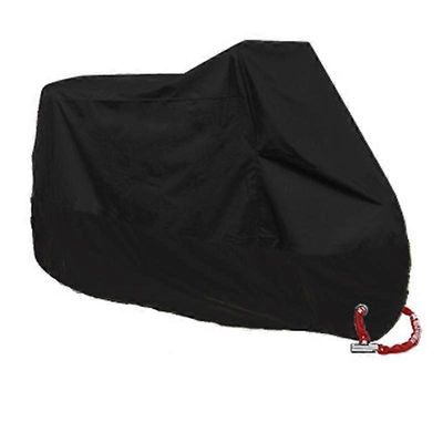 Uusi päivitys vedenpitävä ulkokäyttöön tarkoitettu pölytiivis moottoripyörän polkupyörän pyöränsuoja, lumenpitävä sadesuoja aurinkosuoja musta L