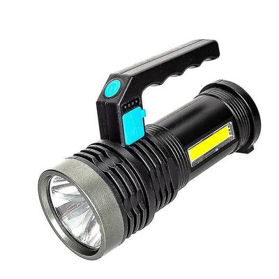 Caraele Led Torch Usb Genopladelig, Super Bright Lantern Lys med håndtag og Cob Arbejdslys, 4 modes vandtæt søgelys til Camping Fiskeri Hiki