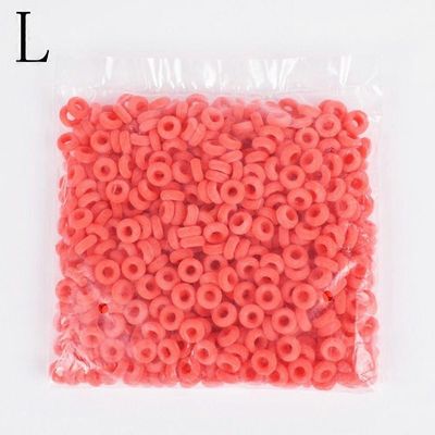 100kpl veretön kastraatiorengas kumikarjan kastraatiotyökalu lampaan häntärengas sika punainen L