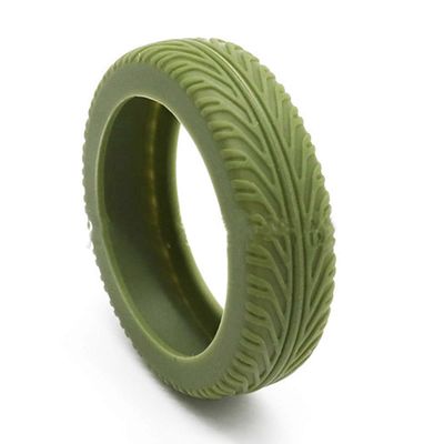 8kpl hiljainen pyörän kansi matkalaukun pyörille silikoni hiljaiset pyörät holkki matkalaukkutarvikkeet armeijan vihreä L