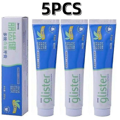 1-8kpl Amway Glister monivaikutteinen fluorihammastahna 200g Valkoisen teen maku 5PCS