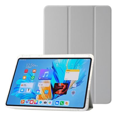 3-kertainen nahkakotelo Huawei MatePad 11.5 / Air 11.5: lle Harmaa