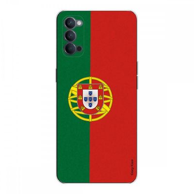 Crazy Kase Skrog til Oppo Reno4 5g Silikone Soft 1 Mm, portugisisk flag