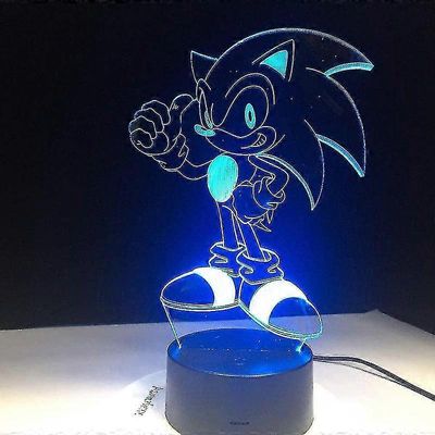 Piao 3d Sonic yövalo 1 malli ja väriä vaihtava A251 XH