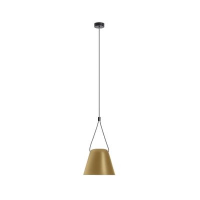 LEDS-C4 Lighting Loft dekorative hængende loft vedhæng mat sort malet guld 1x E27 / 250cm