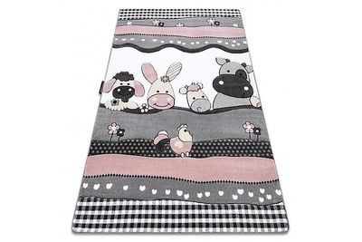 RugsX Tæppe PETIT GÅRD DYR pink 200x290 cm