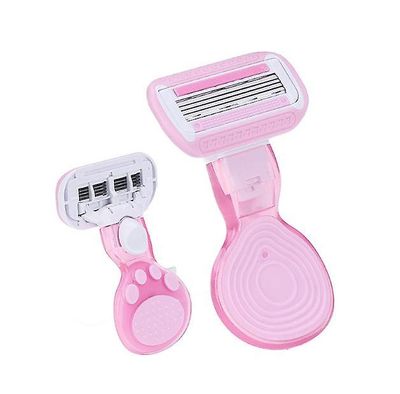 Yunshu 2stk sikkerhed barbermaskiner underarm fuld krop manual Pink