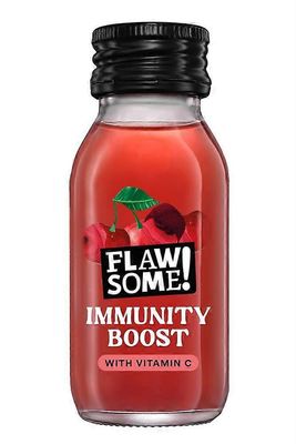 Flawsome Virheellinen! Immune Boost Kirsikka + C-vitamiini Terveysshottilasi 60ml