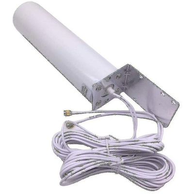 3g 4g lte ekstern antenne utendørs med 5m dobbel glidebryter Crc9/ts9/sma kontakt for 3g 4g router modus hvit