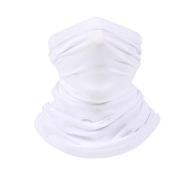 Solbeskyttelse Variabel Bib Neck Udendørs Ice Wire Riding Mask Mænd og kvinders tynde fiskehoved Cover Sports Magic Tørklæde hvid