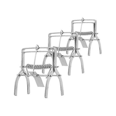 Myyräloukku (3 kpl pakkaus) Tehokas ansa myyrien pyydystämiseen suojaa nurmikkoasi ja puutarhaasi, uudelleenkäytettävä myyräloukku