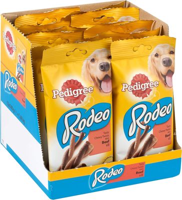 Pedigree Sukutaulu Rodeo naudanlihakoiran herkulla 7pk x tapaus 12