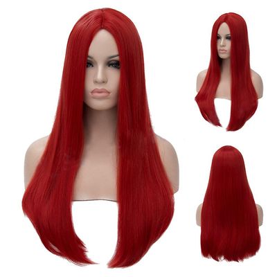 Ruili - Det er en meget, vi skal have sagt. Fashion Midpoint Paryk Aliexpress Ebay Amazon giver en stor mængde lager på få sekunder! 560 røde