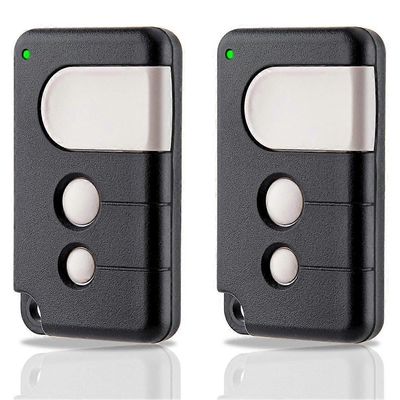 2kpl autotallin ovenavaajan kaukosäädin MotorLift TX4RUNI, TX2REV, 84335EML, 94333E, 433.92MHz Black