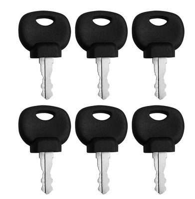 Shenzhenyg 6pcs Lgnition Nøkkel Anlegg Søknad Jcb 14607 Tenningsnøkler