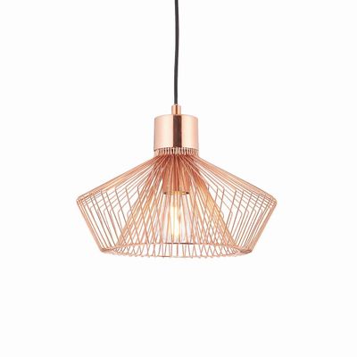 Endon Collection Lighting Kimberley 1 Lys vedhæng kobberplade, E27