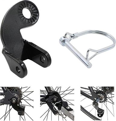 Pyörän perävaunun vetokoukku perävaunun kytkin - 1-osainen 135 asteen vetokoukku hakatapilla, lapsille koiran pään vetäminen, polkupyörän liittimen...