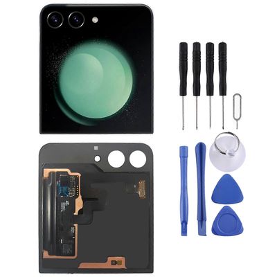 Samsung Galaxy Z Flip5 alkuperäiselle LCD-toissijaiselle näytölle, jossa on digitoija täysi kokoonpano