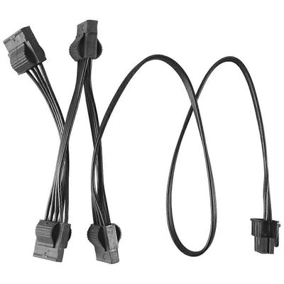 6Pin - 4 Molex-modulaarinen virtalähdekaapeli 6Pin - 4 IDE-kaapeli RM1000X RM850X RM750X RM650X RM550X modulaarinen musta
