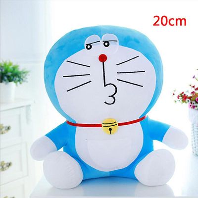 Unbrand 1kpl lasten Doraemon pehmo nukke lelu lahja toimisto tyynytyyny Sininen 20cm