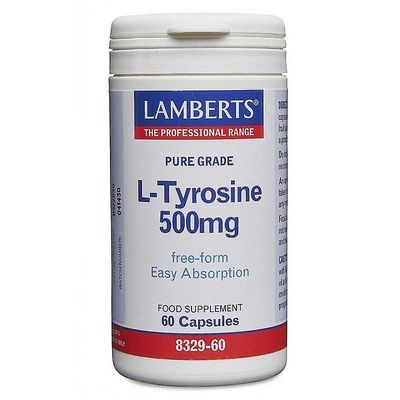 LAMBERTS L-Tyrosine 500mg korkit 60 (8329-60)