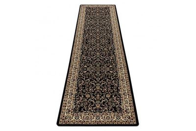 RugsX Tæppe, Runner ROYAL ADR design 1745 sort - til gangen 60x250 cm