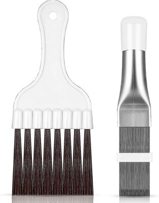 Ilmastointilaitteen lauhdutin Fin Comb, eväpuhdistusharja, ilmastointilaitteen eväpuhdistin, jääkaapin kelan puhdistus vispiläharja