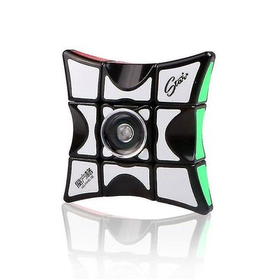 Fidget Spinner Magic Cube Ahdistuneisuuden vastainen aivoriihi Sormi Lelu Veltto kuutio Palapeli Yksinkertainen & Hauska ratkaisu Musta