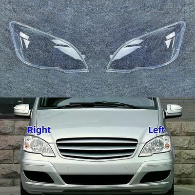 Hieno Mercedes Benz Viano Vito W639 2012 2013 2014 2015 Autotuotteet Vaihda läpinäkyvät PC-valot Kuori ajovalojen linssit 1 kpl oikea puoli