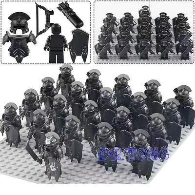 Ringenes Herre Uruk Hai Orcs Soldater Mini Figurer Dark Beast Archer Squad