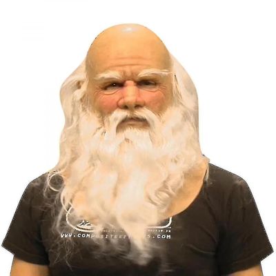 2024,En annen av min gamle mann juleferie morsom maske Super Soft Santa Adult