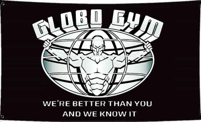 Globo Gym Dodgeball lippu Kirkas väri - Kuntoharjoitusliput QQZ148 150cmX240cm