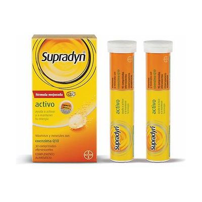 Supradyn Active 30 effervescent tablets of 4.7g