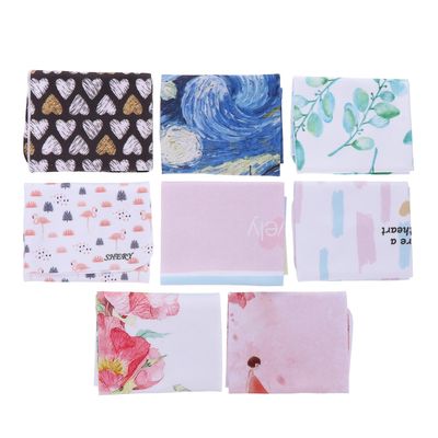 Winomo 8kpl lasit puhdistusliinat pyyhintäliinat linssinpuhdistusliinat (valikoima värejä) Lajiteltu väri 17.5X14.5CM