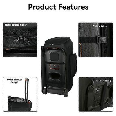 TXEsign-pölysuoja JBL PARTYBOX STAGE 320 -juhlakaiuttimelle Black