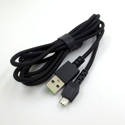 Micro USB -kaapeli Razer Basilisk Viper Ultimate Naga V2 Pro -hiirilaturille Musta