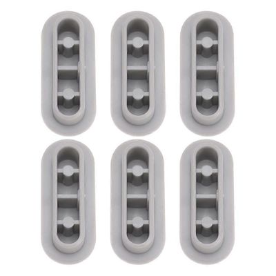 6kpl wc-istuimen puskuri wc-istuimen tiiviste wc-istuimen pehmustetyyny kotiin Harmaa 4.5X2CM