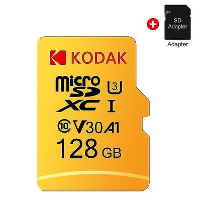 Nyt Kodak Micro Sd-hukommelseskort 256gb 95mb/s Class10 U3 Uhs-i 32gb 128GB U3