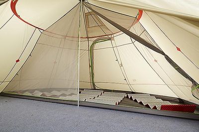 Tents Gear Mountain House Stor plass Team Aktivitet og Ultrlight Telt For 10 personer Camping Pyramid Telt uten Trekking Pole 4 personer innertelt