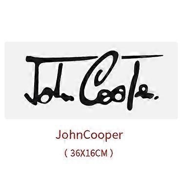 JCW John Cooper Works Sign tarratarra Mini Cooper R55 R56 R60 R61 F54 F55 F56 F60 Countryman Decoration Tyyli C Red