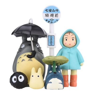 Studio Ghibli Naapurini Totoro Ensky Dolls Figuuri Japani Miniatyyrisarja Monivärinen