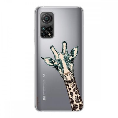Crazy Kase Skrog til Xiaomi Mi 10t i silikone fleksibel 1 mm, girafhoved