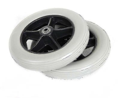 2kpl 7 tuuman sisäreiän halkaisija 8mm pyörän vaihto pyörätuoleille, rollaattoreille, kävelijöille ja muille