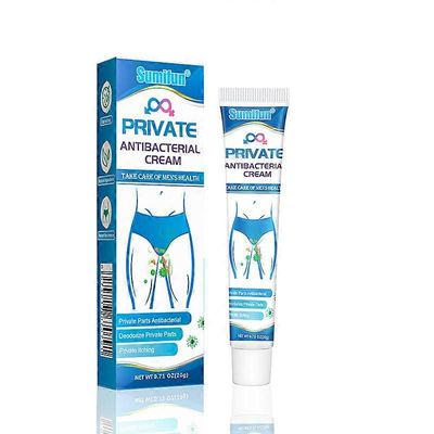 Miesten kutinaa estävä voide, Private Care Cream, antibakteerinen, kutinaa estävä ja deodorantti 20g