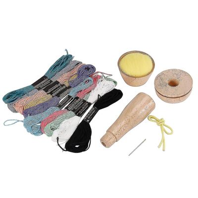 1sæt massivt træ Darning Champignon Patchwork Værktøj til reparation af tøj og sokker Vævning Håndværk DIY