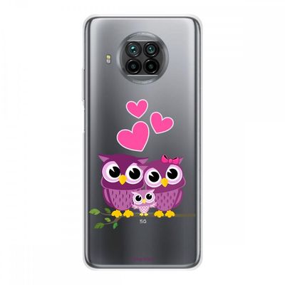 Crazy Kase Hull For Xiaomi Mi 10t Lite i silikone Soft 1 Mm, Ugle Familie