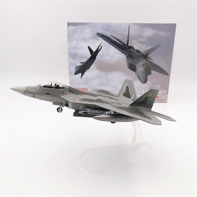Wltk painevalettu metallinen lentokonelelu 1/100 pienoismalli lelut Lockheed F-22 F22 Raptor hävittäjä Yhdysvaltain ilmavoimat